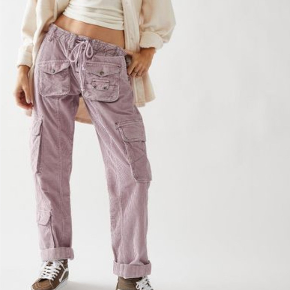 Free people wide leg cargo. Medium.